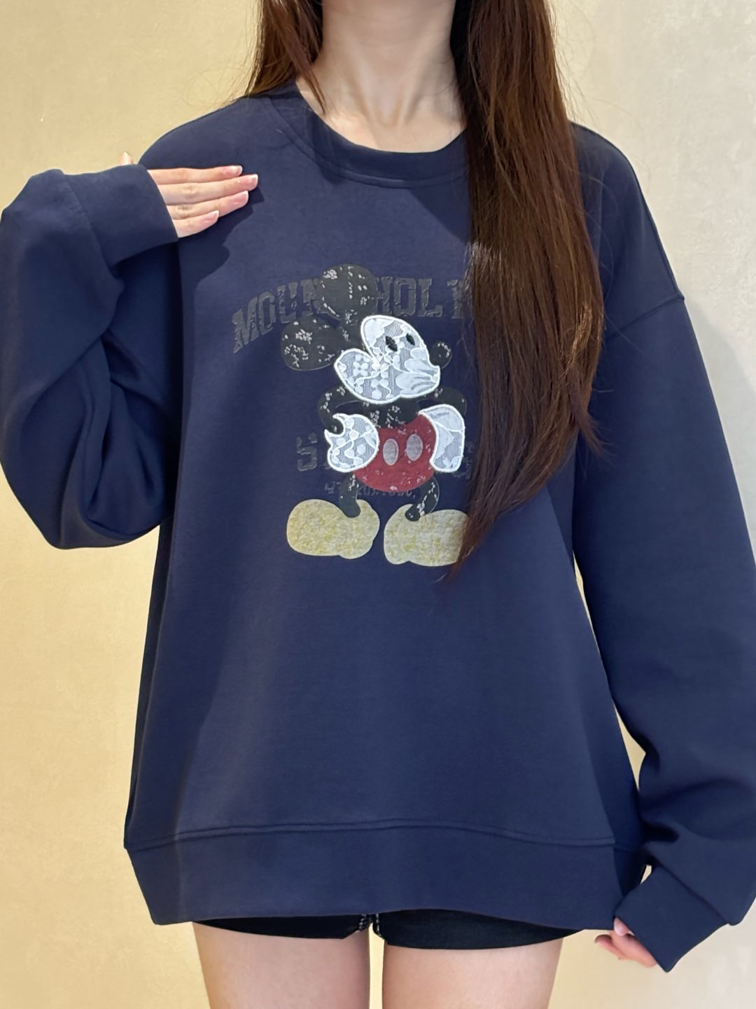 爆款米奇刺绣卫衣